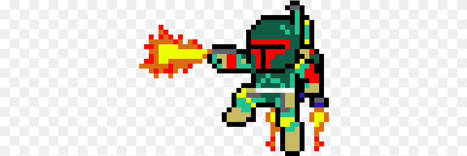 Pixel Art Boba Fett, Dynamite, Weapon Free Png Download