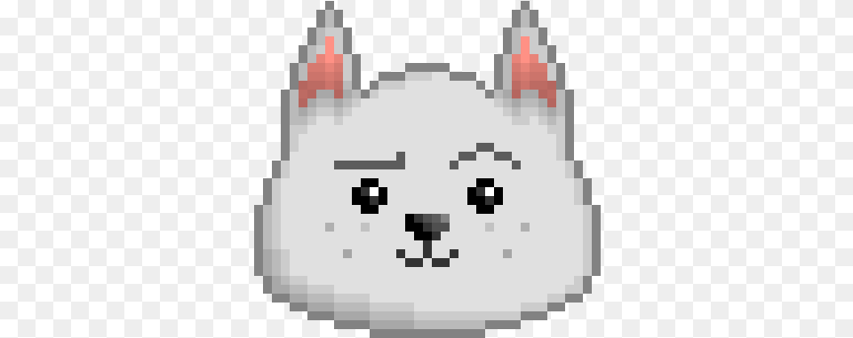 Pixel Art Cat Face, Animal, Canine, Dog, Mammal Free Png Download