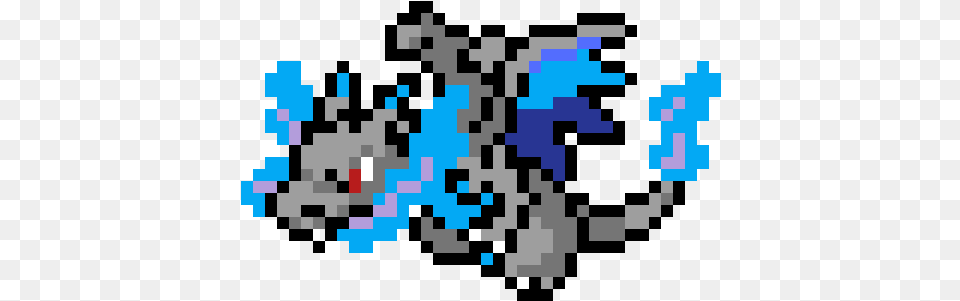 Pixel Art Charizard X, Pattern, Graphics, Qr Code Png