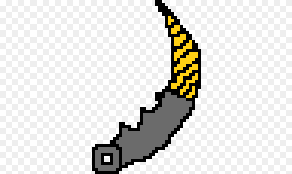 Pixel Art Cs Go Karambit, Electronics, Hardware, Qr Code Free Transparent Png