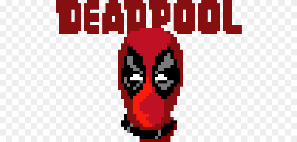 Pixel Art Deadpool, Face, Head, Person, Photography Free Png Download