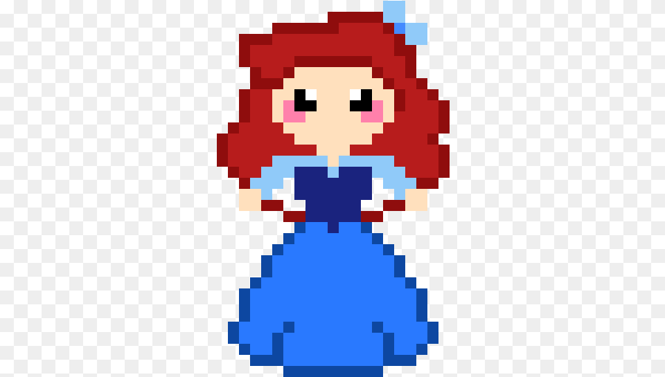 Pixel Art Disney Ariel, First Aid Png Image