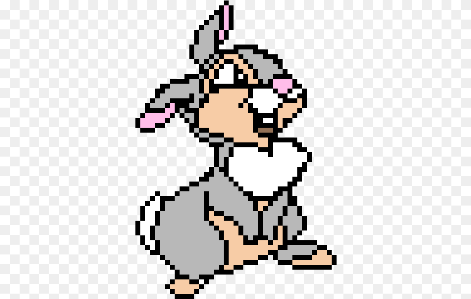 Pixel Art Disney Bambi, People, Person, Qr Code Free Png