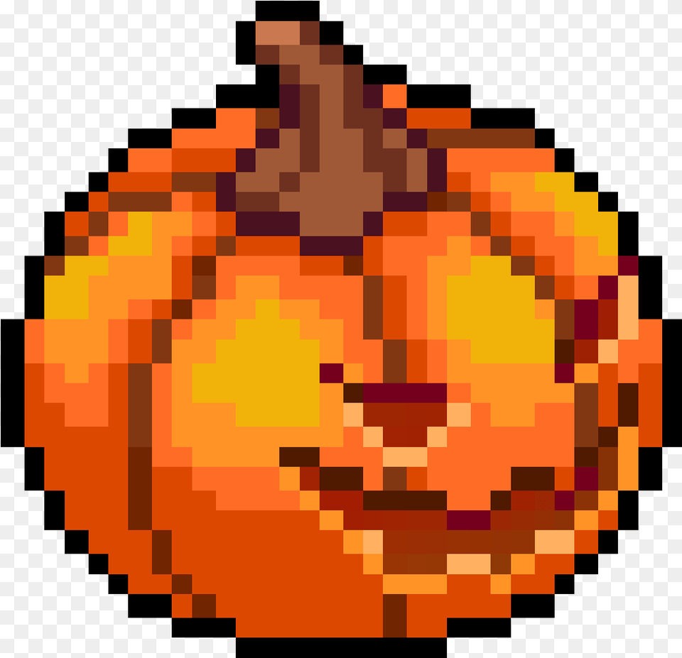 Pixel Art Donut, Food, Plant, Produce, Pumpkin Free Png Download