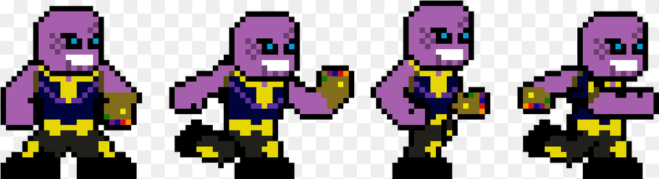 Pixel Art Download Thanos Pixel Art, Purple Png Image