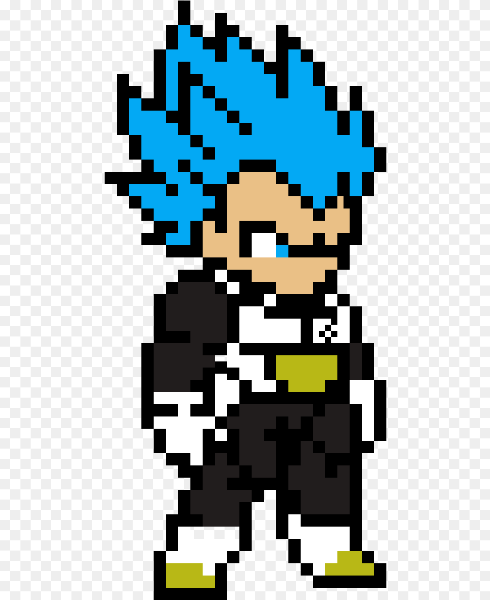 Pixel Art Dragon Ball With No Pixel Art Dragon Ball Vegeta, Qr Code Png Image