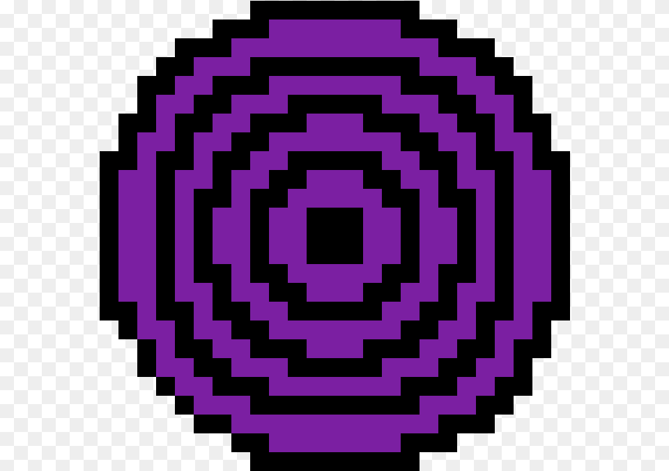 Pixel Art Explosion Transparent, Coil, Spiral, Purple Png