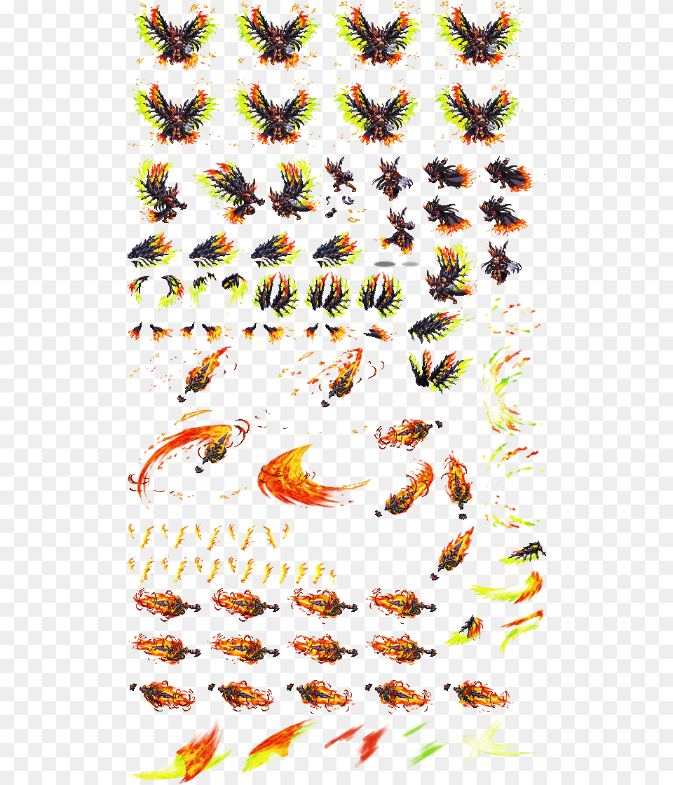 Pixel Art Fire Sprite Sheet, Pattern, Outdoors, Nature Free Png Download