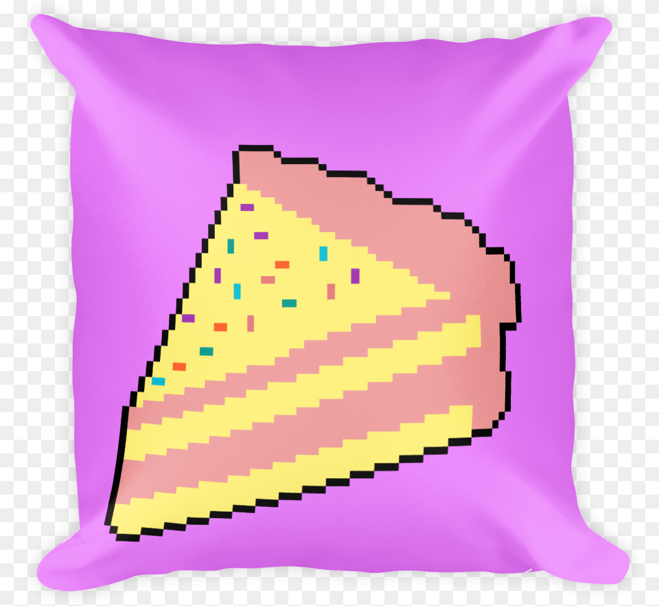 Pixel Art Food Clipart Pixel Art Birthday Cake Transparent, Cushion, Home Decor, Pillow, Clothing Free Png Download