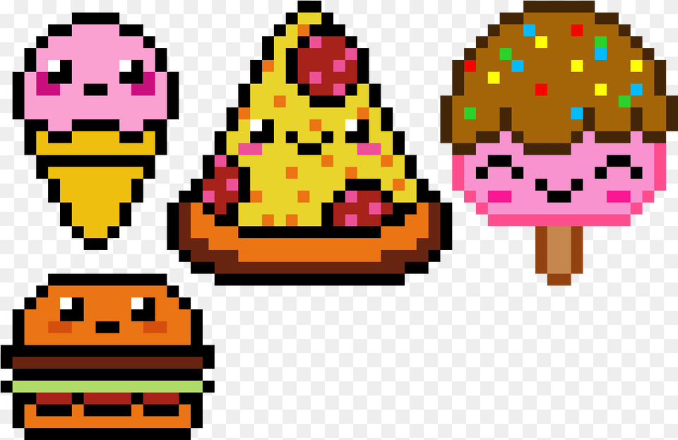 Pixel Art Food Kawaii, Sweets, Qr Code Png Image