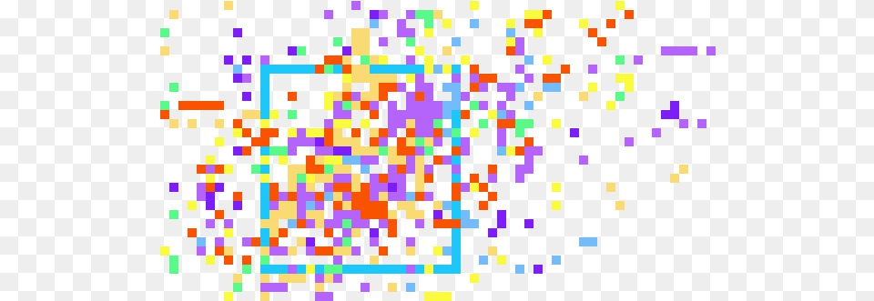 Pixel Art Gallery Color Gradient, Qr Code Png Image