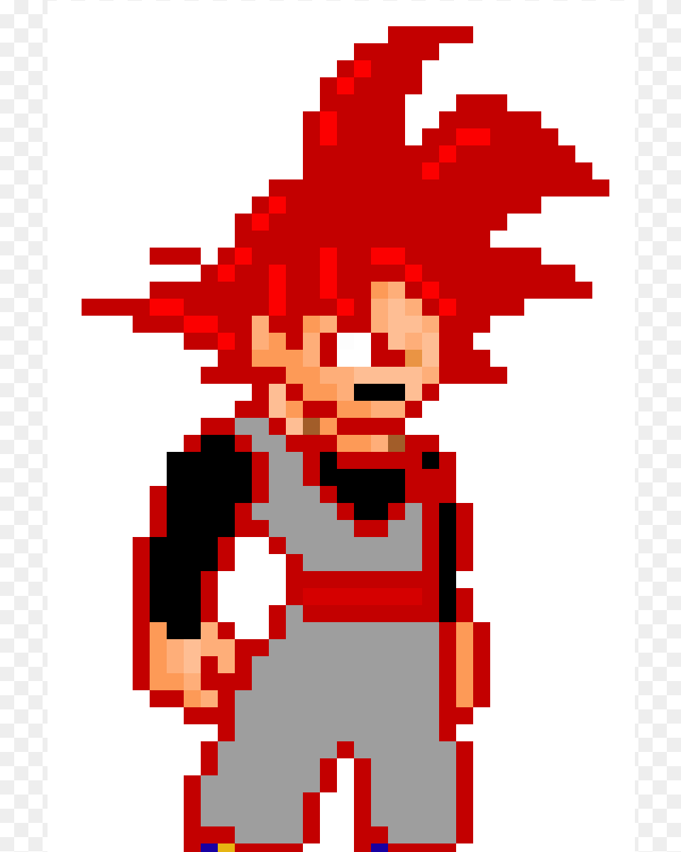 Pixel Art Goku Ultra Instinct, First Aid Png