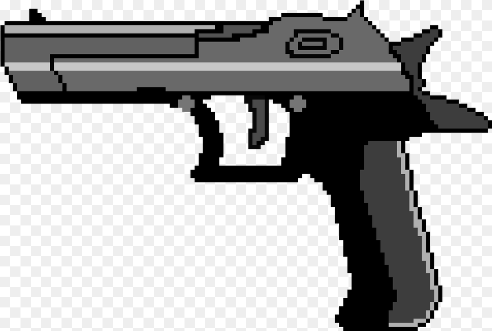 Pixel Art Gun, Firearm, Handgun, Weapon Free Png