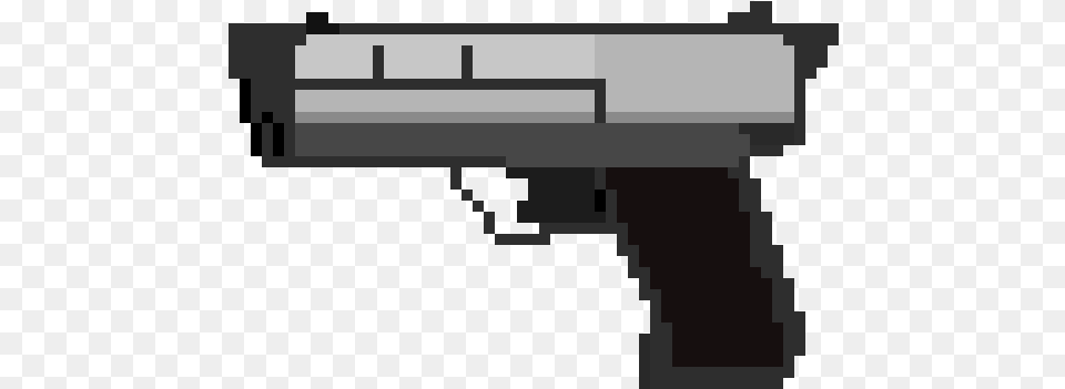 Pixel Art Gun Pistol, Firearm, Handgun, Weapon Free Transparent Png