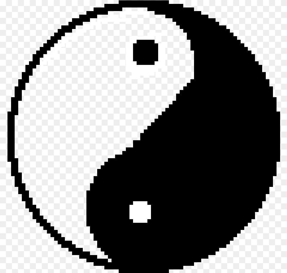 Pixel Art Iron Fist Yin Yang Designs Png Image