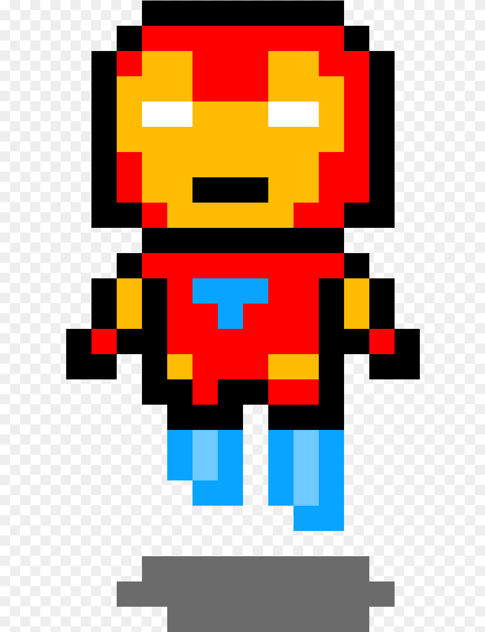 Pixel Art Iron Man, First Aid Free Png Download