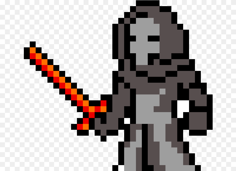 Pixel Art Kylo Ren, Sword, Weapon Png Image
