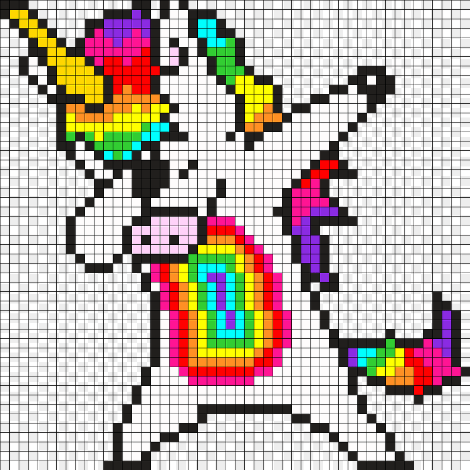 Pixel Art Licorne Dab, Graphics, Pattern, Person, Tile Free Png Download