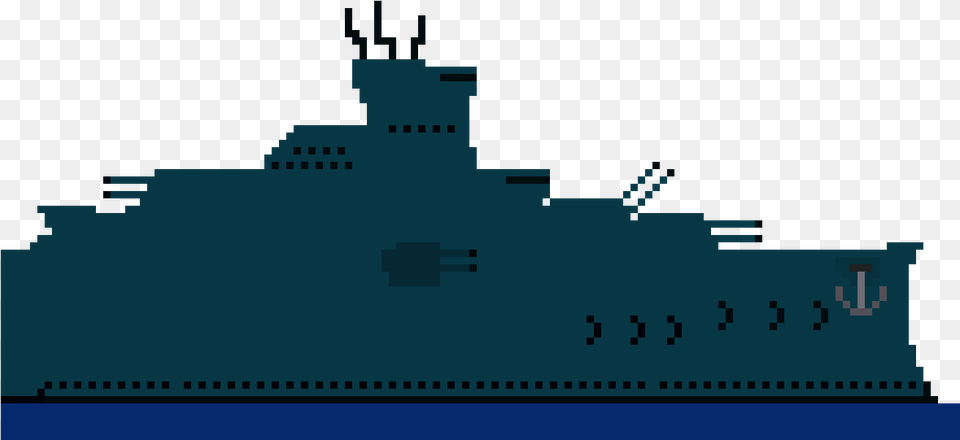 Pixel Art Maker Warship, Cruiser, Military, Navy, Ship Free Transparent Png