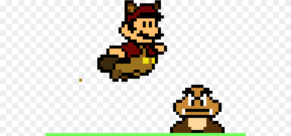 Pixel Art Mario Tanuki, Qr Code, Game, Super Mario Free Png