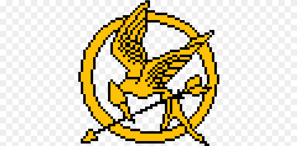 Pixel Art Mockingjay Pin, Animal, Bee, Insect, Invertebrate Free Png Download