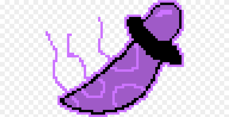 Pixel Art Mouse Pointer, Purple, Clothing, Footwear, Shoe Free Png Download