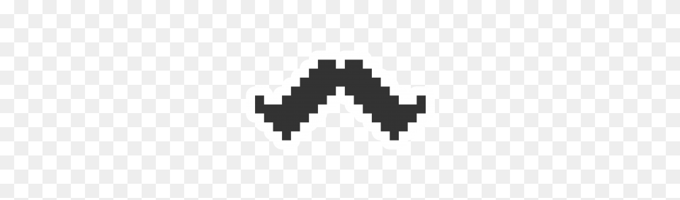 Pixel Art Mustache Sticker Transparent Icon, First Aid, Body Part, Hand, Person Free Png Download
