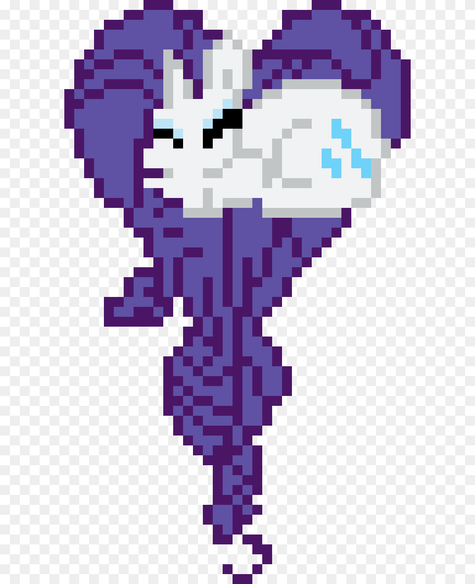 Pixel Art My Little Pony, Purple, Animal, Bird, Jay Png Image