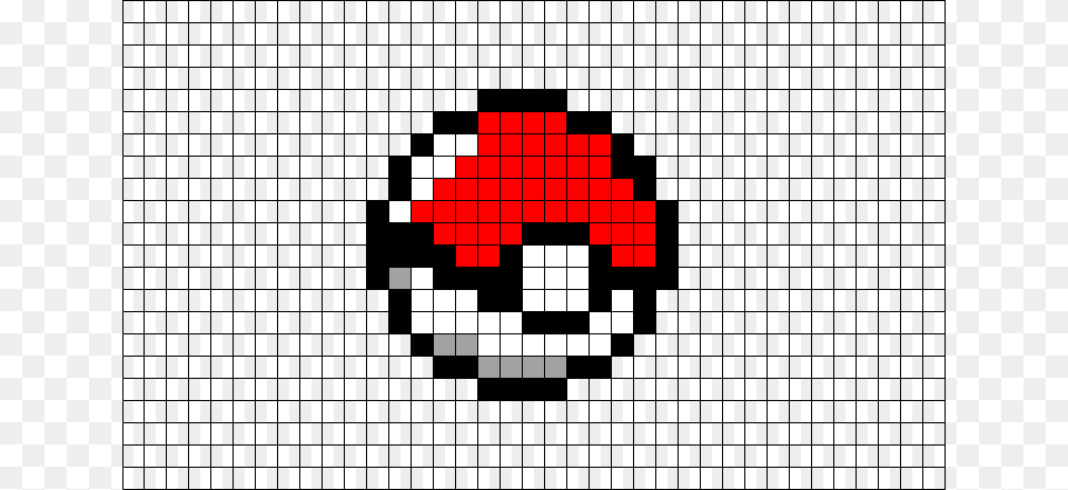 Pixel Art Pokeball Png