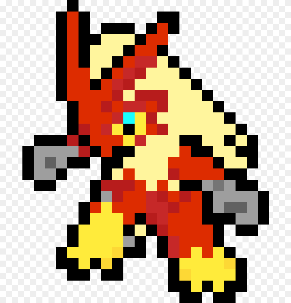 Pixel Art Pokemon Blaziken, First Aid Free Transparent Png