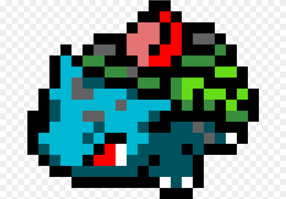 Pixel Art Pokemon Bulbasaur, Pattern, Graphics, Clapperboard Png