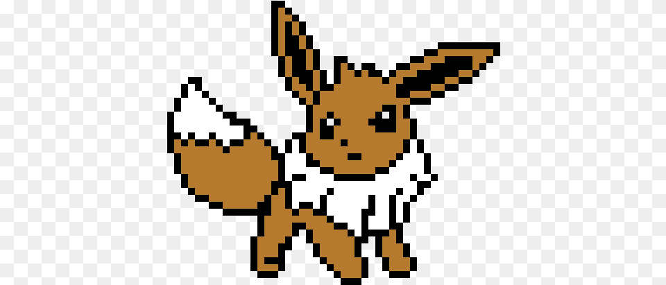 Pixel Art Pokemon Eevee, Animal, Deer, Mammal, Wildlife Free Png