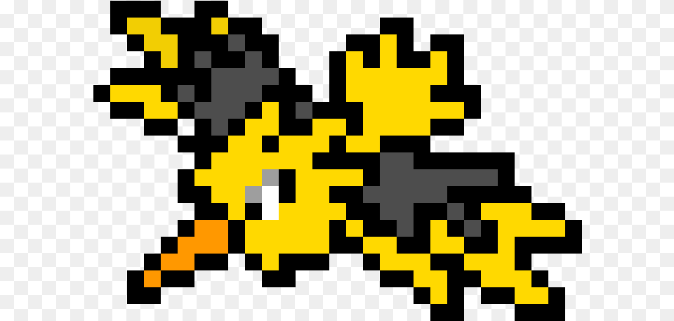 Pixel Art Pokemon Zapdos, First Aid, Star Symbol, Symbol Png