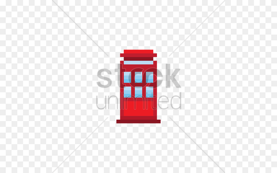 Pixel Art Red Phone Booth Vector, Dynamite, Weapon Free Png Download