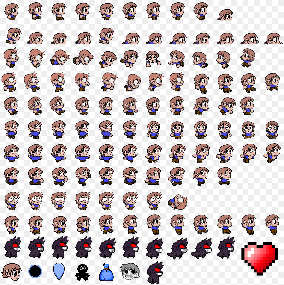 Pixel Art Rpg Sprite, Collage, Person, Accessories Png