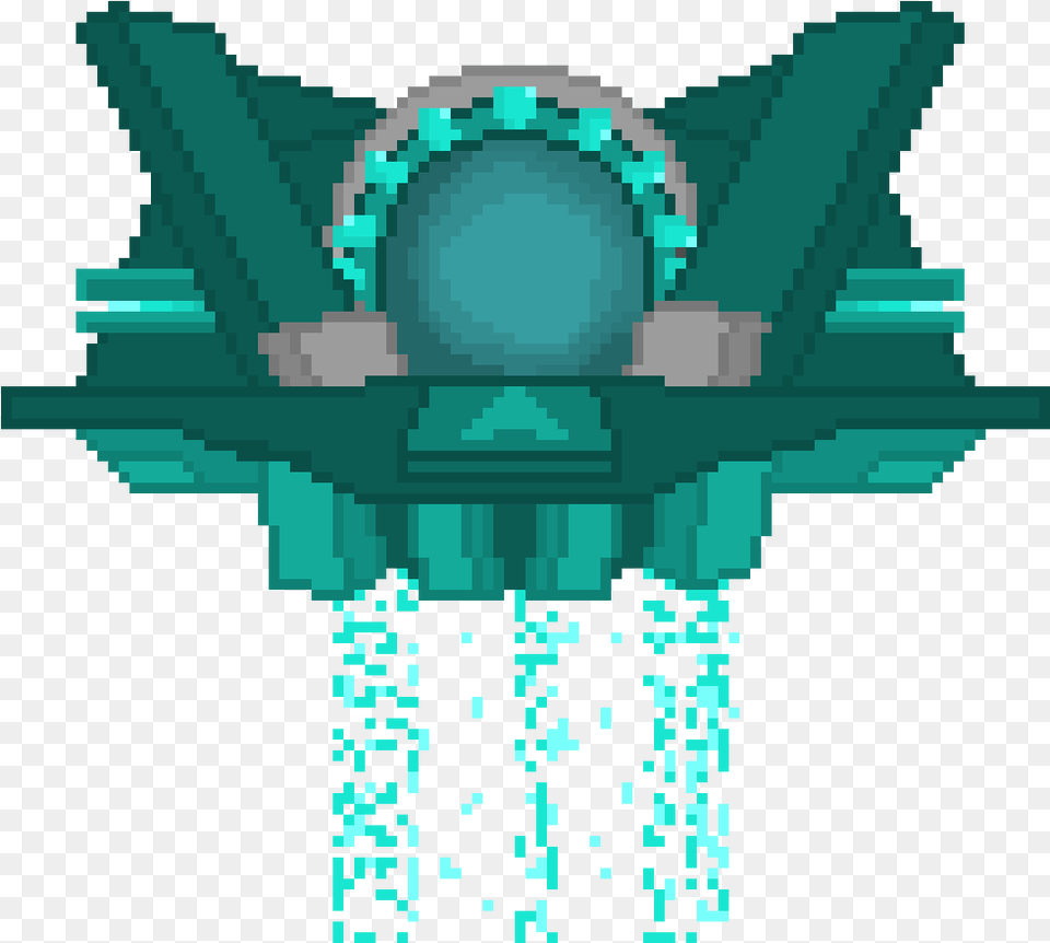 Pixel Art Sci Fi Ui, Green, Water, Qr Code, Light Png Image