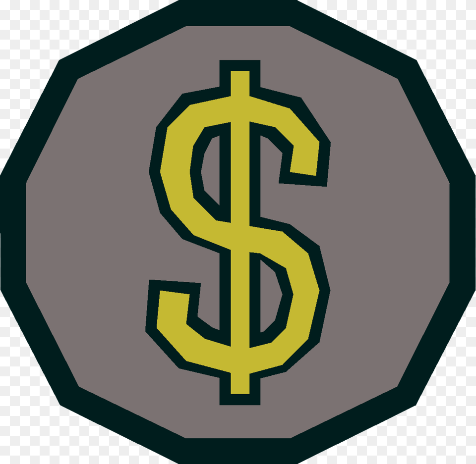 Pixel Art Signo Del Dolar Pixelated Sign, First Aid, Symbol, Electronics, Hardware Free Png