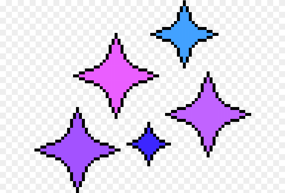 Pixel Art Sparkle Clipart Download Sparkle Pixel Art, Star Symbol, Symbol Free Transparent Png