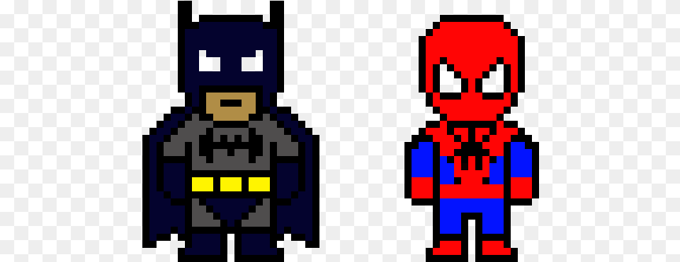 Pixel Art Spider Man, Robot, Qr Code Png
