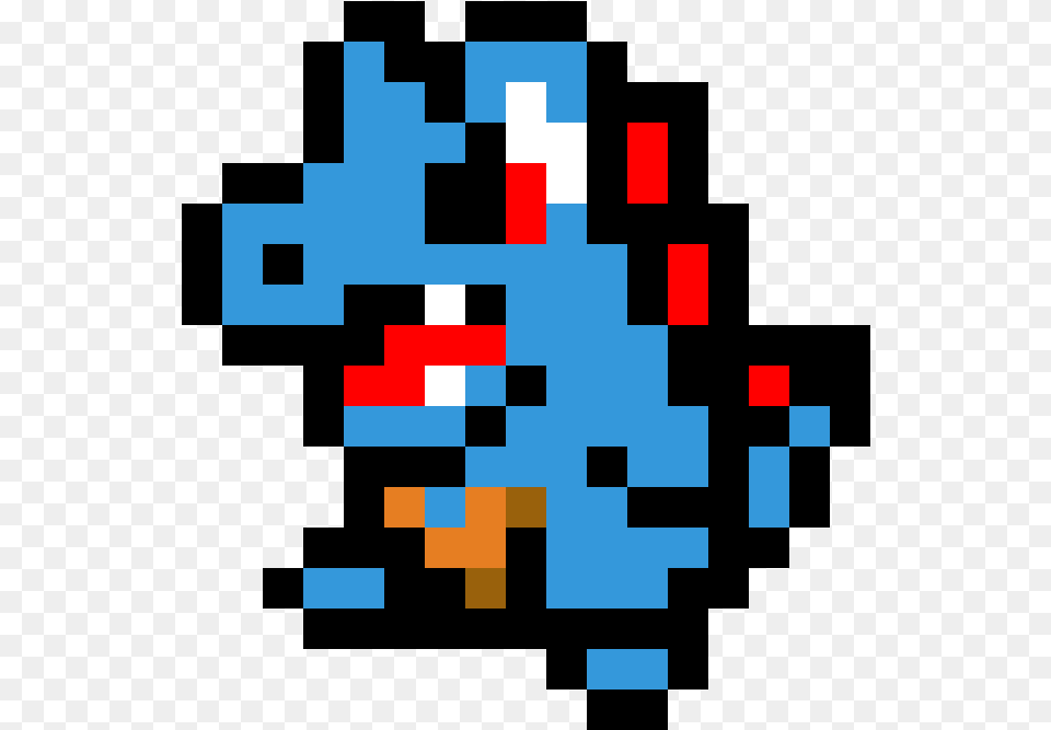Pixel Art Totodile Minecraft Pixel Art Totodile, First Aid, Pattern Free Png Download