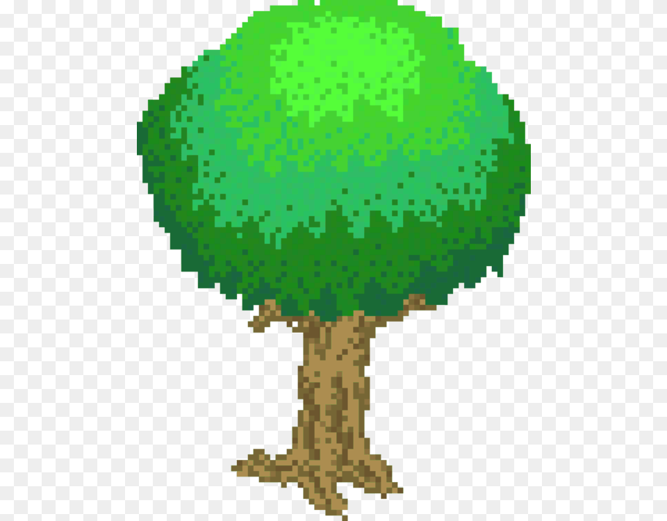 Pixel Art Tree Pixel Art, Green, Person Free Transparent Png