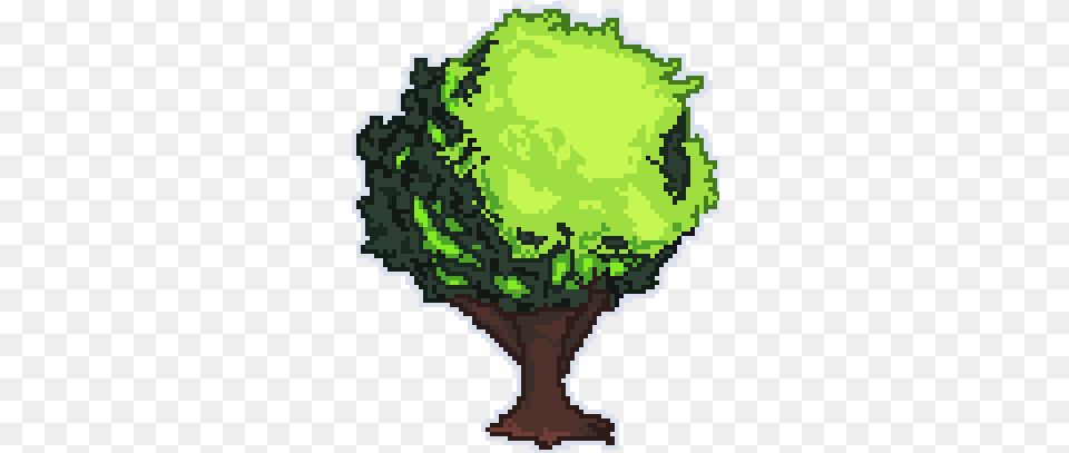 Pixel Art Tree Pixel Art Full Size 2d Tree Pixel Art, Baby, Person, Food, Produce Png Image