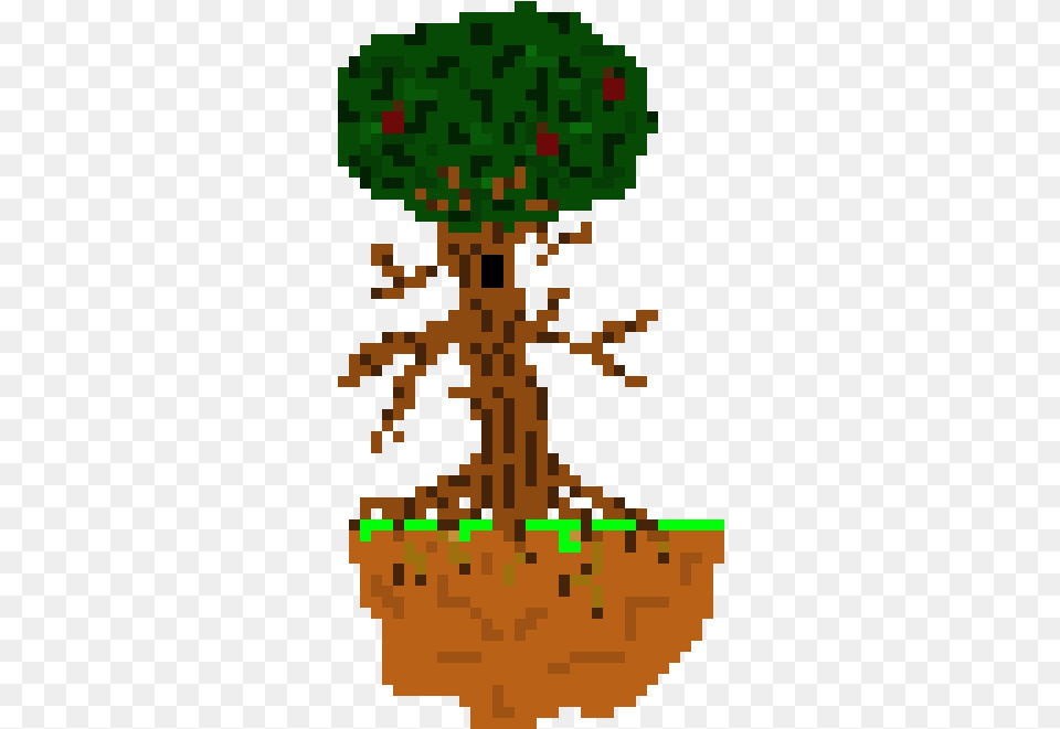 Pixel Art Tree Simple, Plant, Rainforest, Vegetation, Outdoors Png