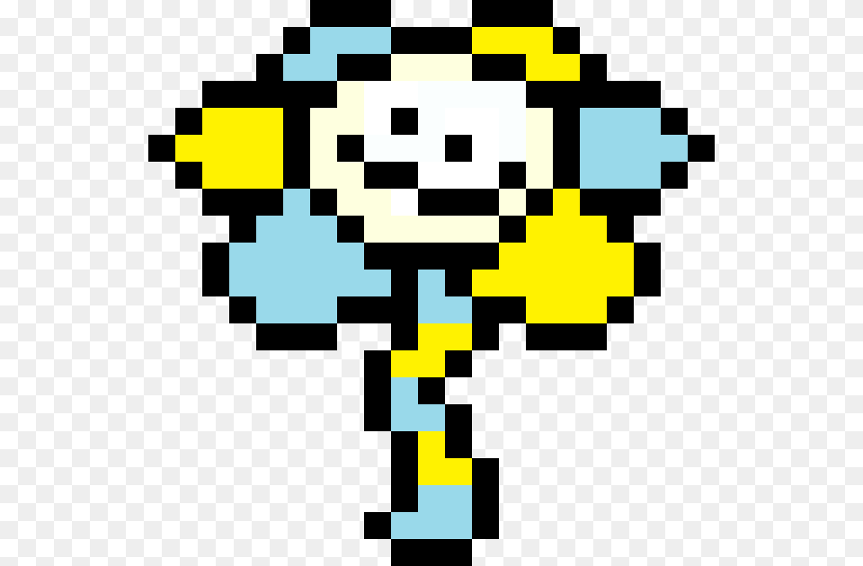 Pixel Art Undertale Flowey, First Aid, Pattern Free Png Download