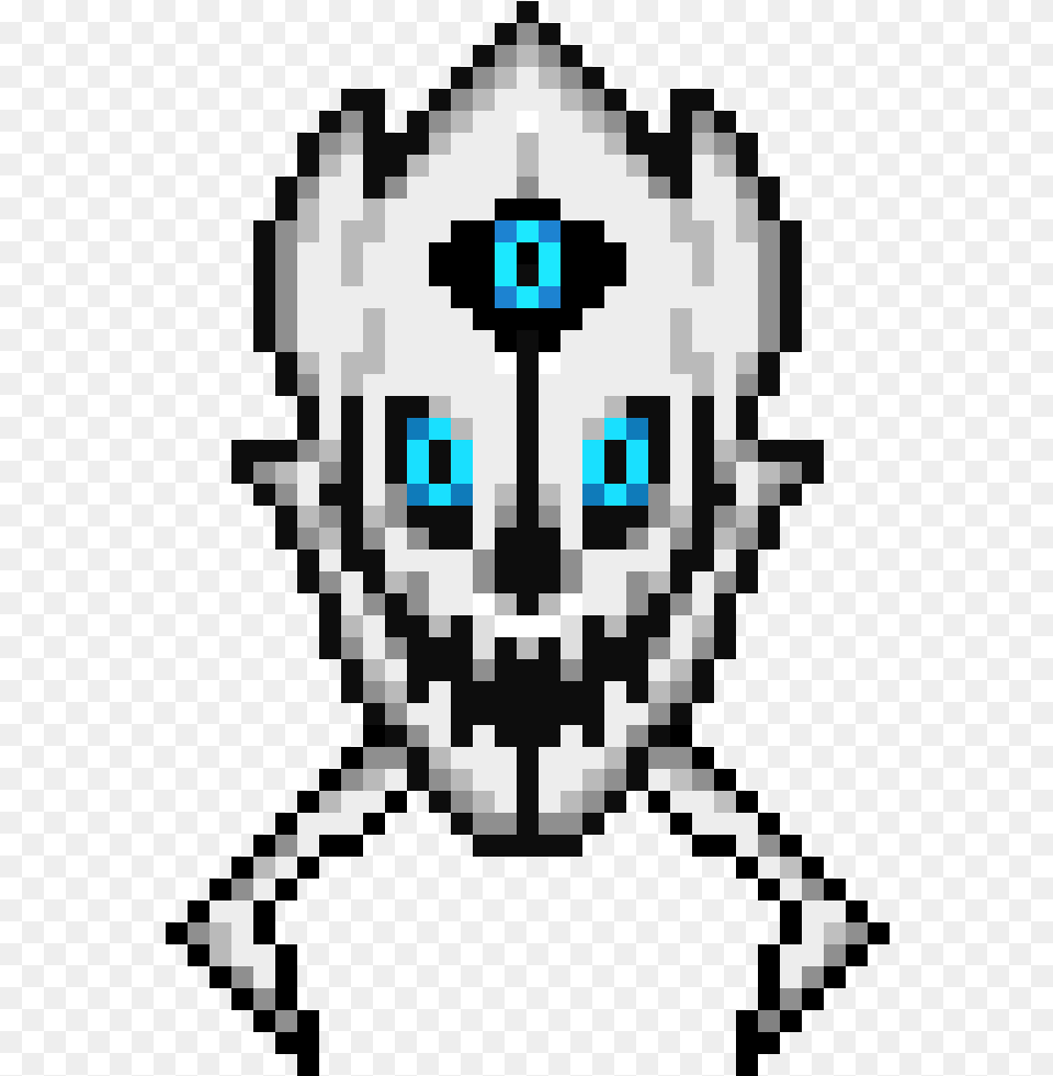 Pixel Art Undertale Gaster Blaster, Scoreboard Free Png Download