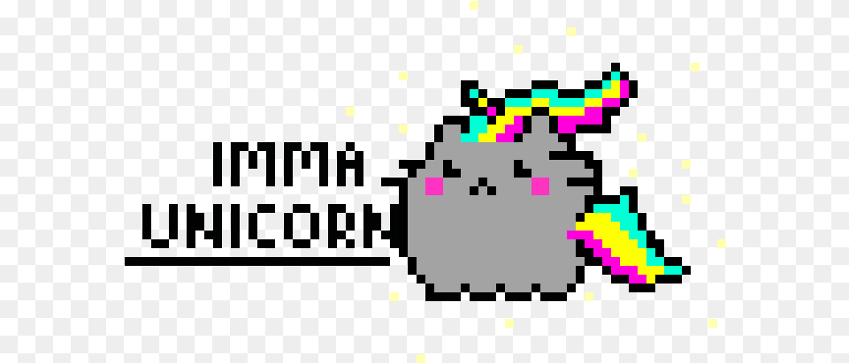 Pixel Art Unicorn Pusheen Png