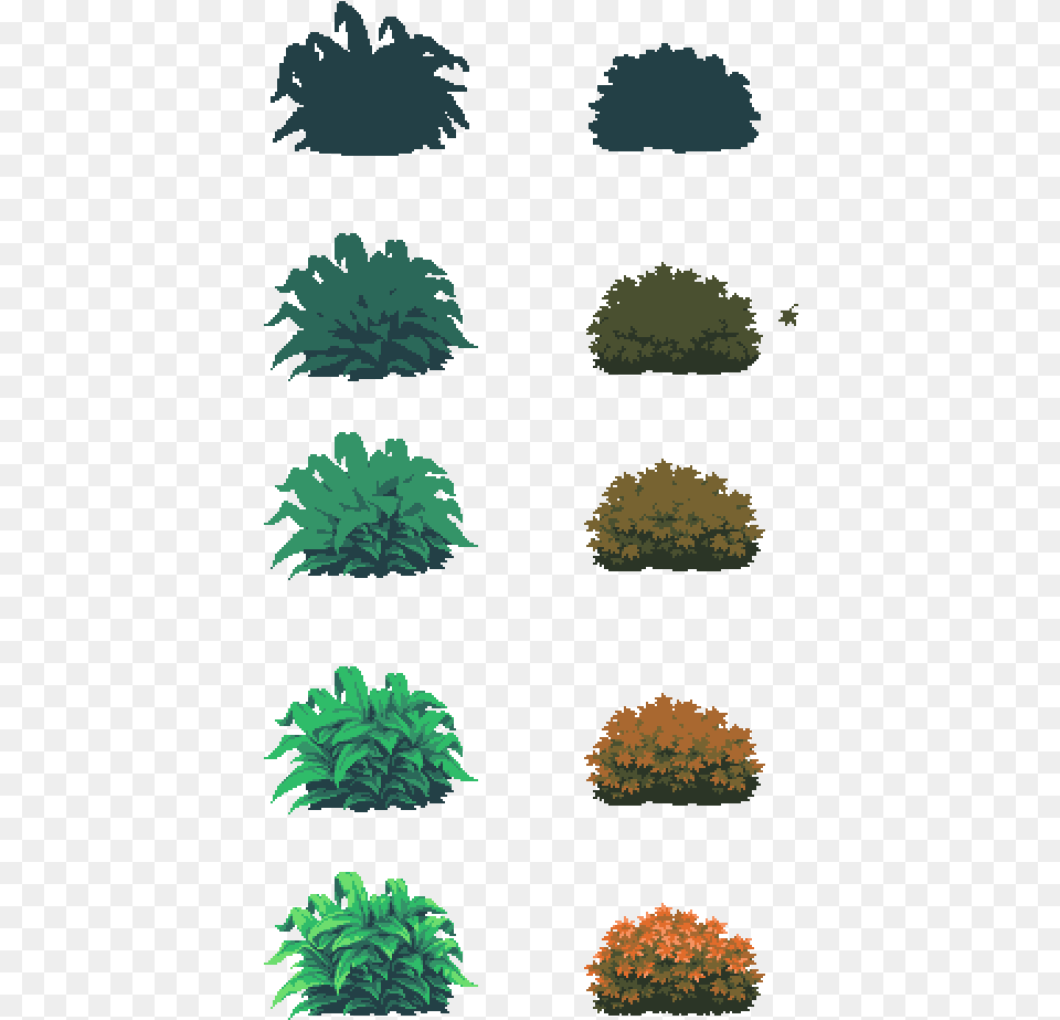 Pixel Art Vegetacion, Plant, Graphics, Leaf, Moss Png