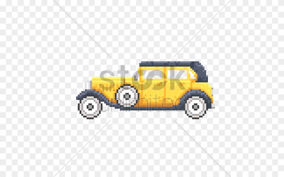 Pixel Art Vintage Car Vector Image, Wheel, Machine, Jeep, Vehicle Free Png Download