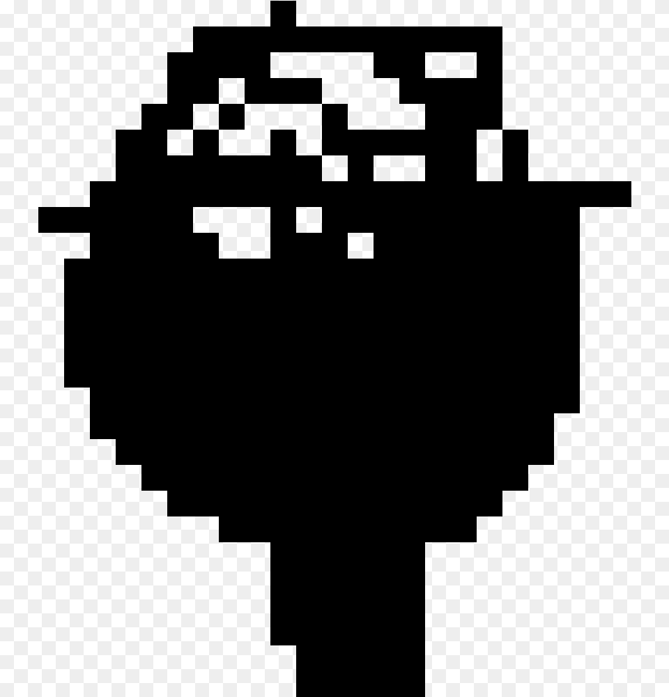 Pixel Art Youtube Logo, Gray Free Png Download
