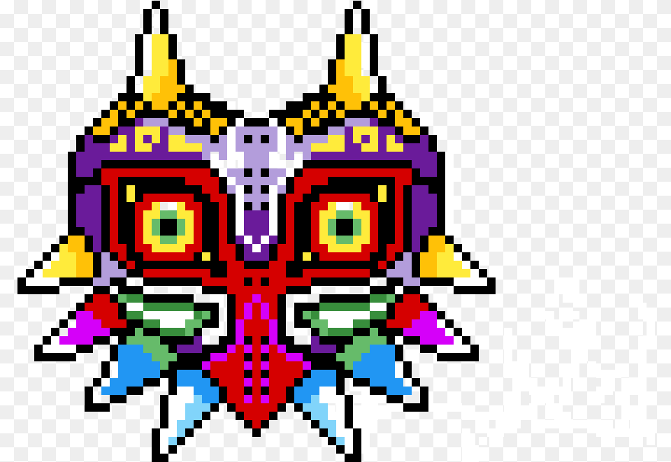 Pixel Art Zelda Majora39s Mask, Graphics, Pattern, Scoreboard Free Png Download